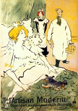 artisan moderne Toulouse Lautrec Henri de Peinture à l'huile